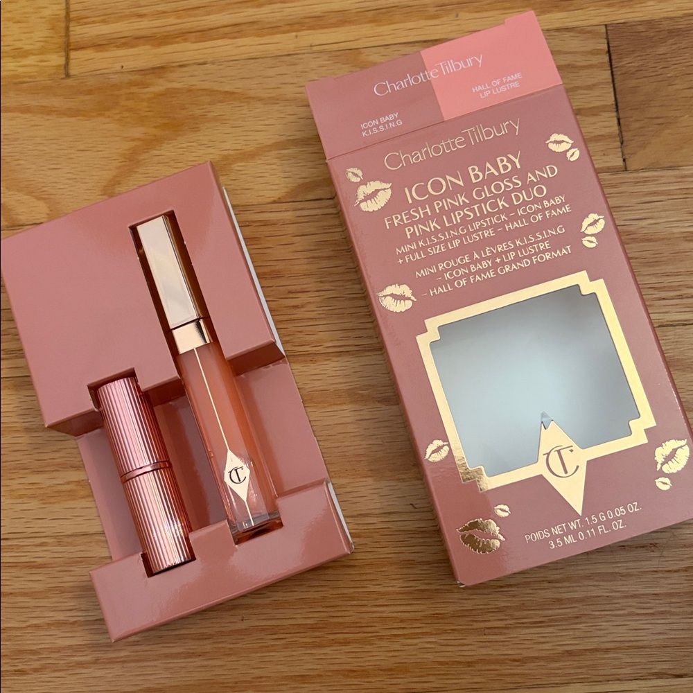 Charlotte Tilbury Kissing Lipstick Icon Baby & Lip Lustre Hall of Fame - Picture 4 of 6
